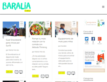 Tablet Screenshot of baralia.com